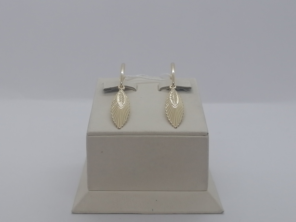 СЕРЬГИ БЕЗ КАМНЯ (Au 585)