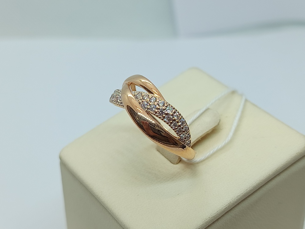 КОЛКМИ585 КОЛЬЦО С КАМНЯМИ (Au 585)