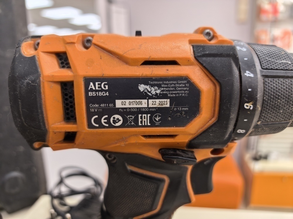 Шуруповерт AEG BS18G4