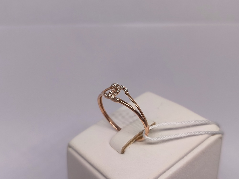 КОЛЬЦО С КАМНЯМИ (Au 585)