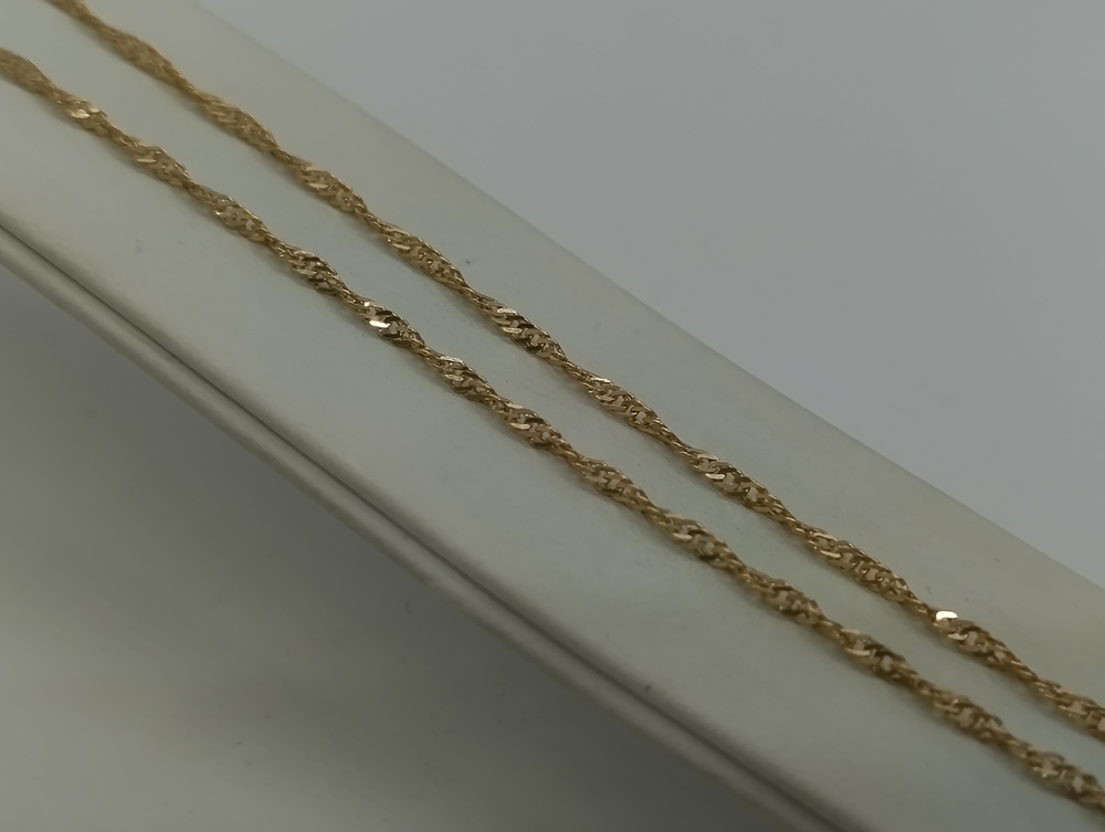 ЦЛСИ585 ЦЕПЬ ПОЛНОВЕСНАЯ Сингапур (Au 585)