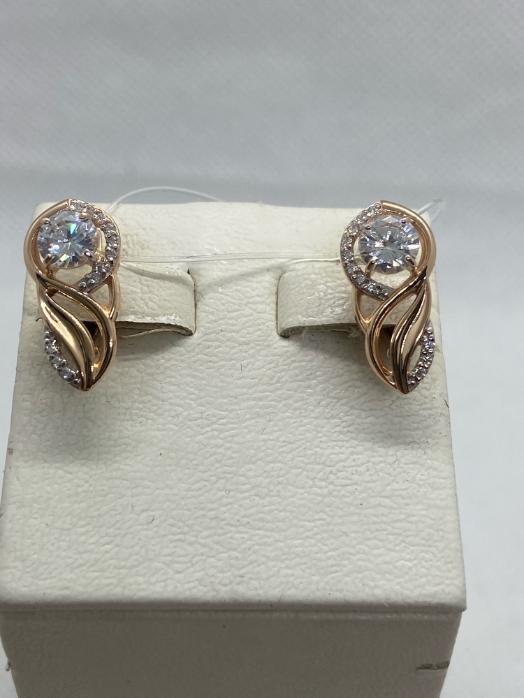 СЕРЬГИ С КАМНЯМИ (Au 585)