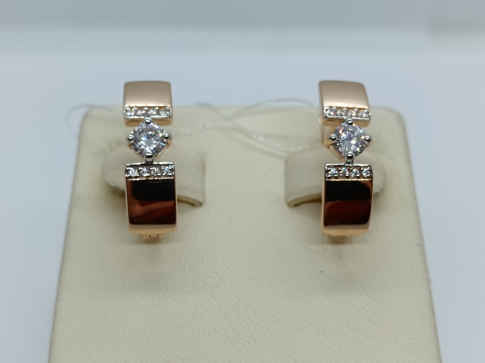 СЕРЬГИ С КАМНЯМИ (Au 585)