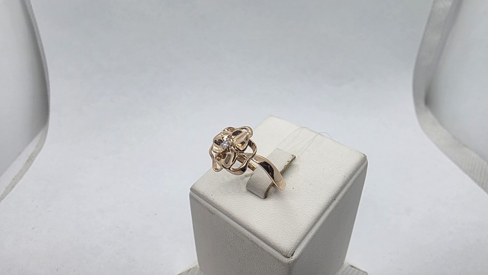 КОЛЬЦО С КАМНЕМ (Au 585)