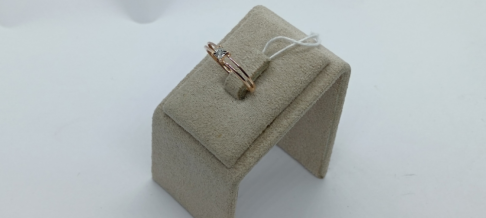 КОЛЬЦО БРИЛЛИАНТ Au 585