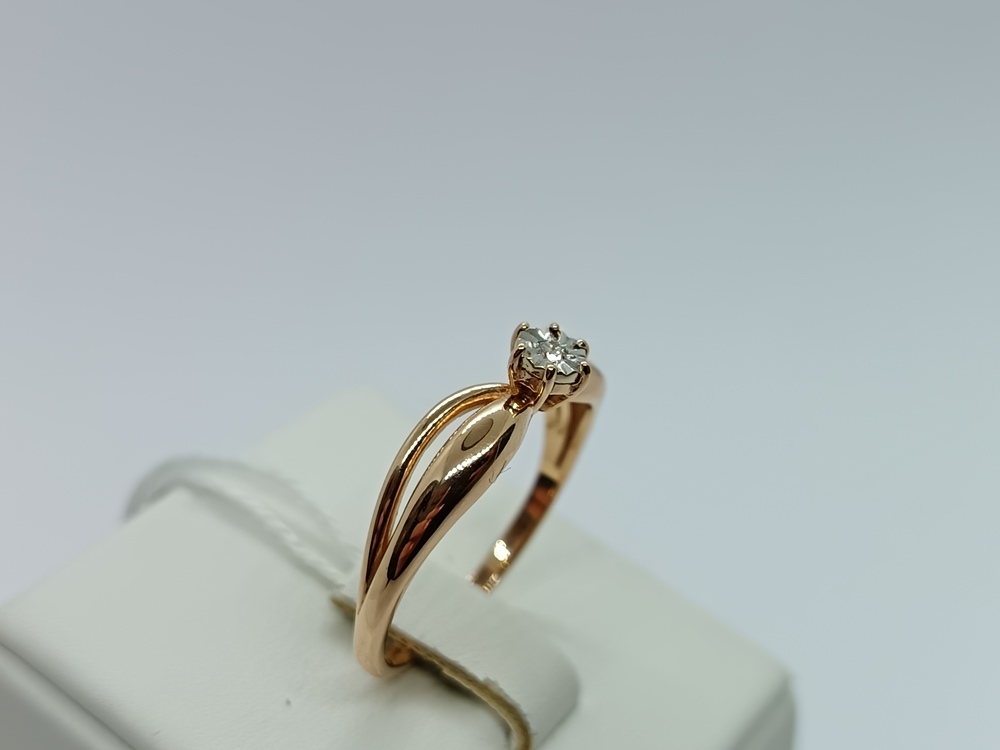 КОЛЬЦО БРИЛЛИАНТ Au 585