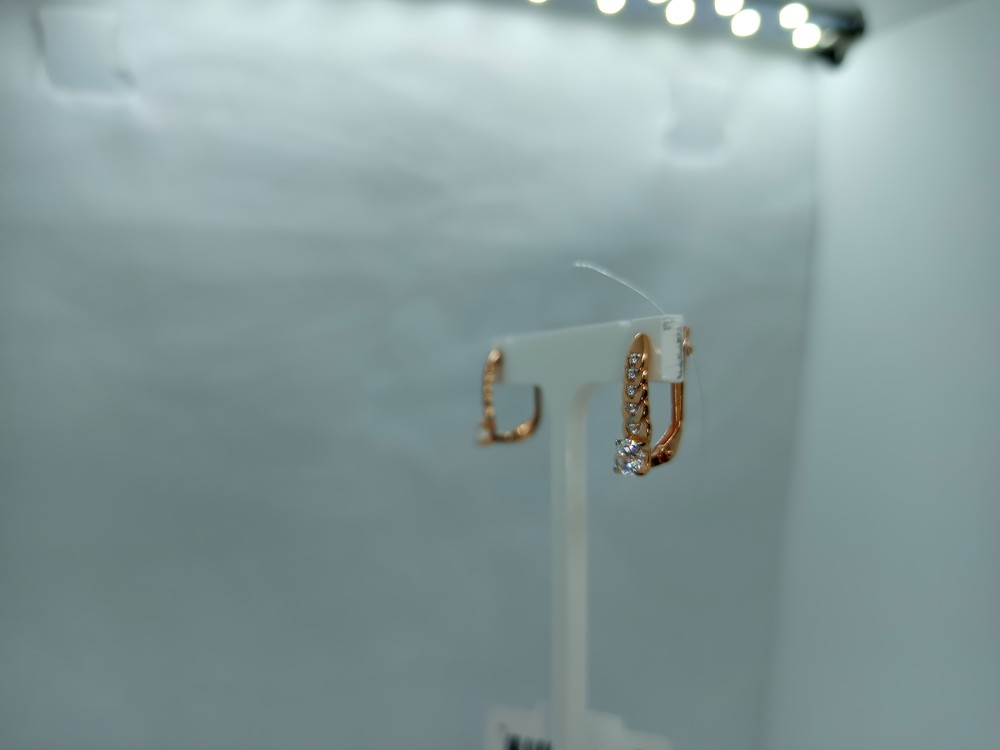 СЕРЬГИ С КАМНЯМИ (Au 585)