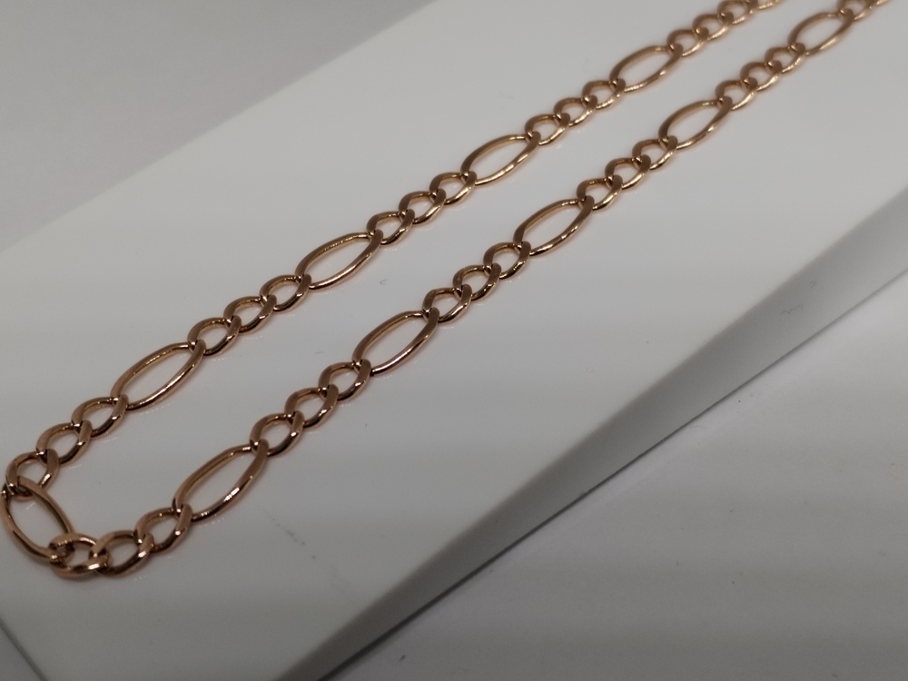 ЦЛФК585 ЦЕПЬ ПОЛНОВЕСНАЯ Фигаро(картье) (Au 585)