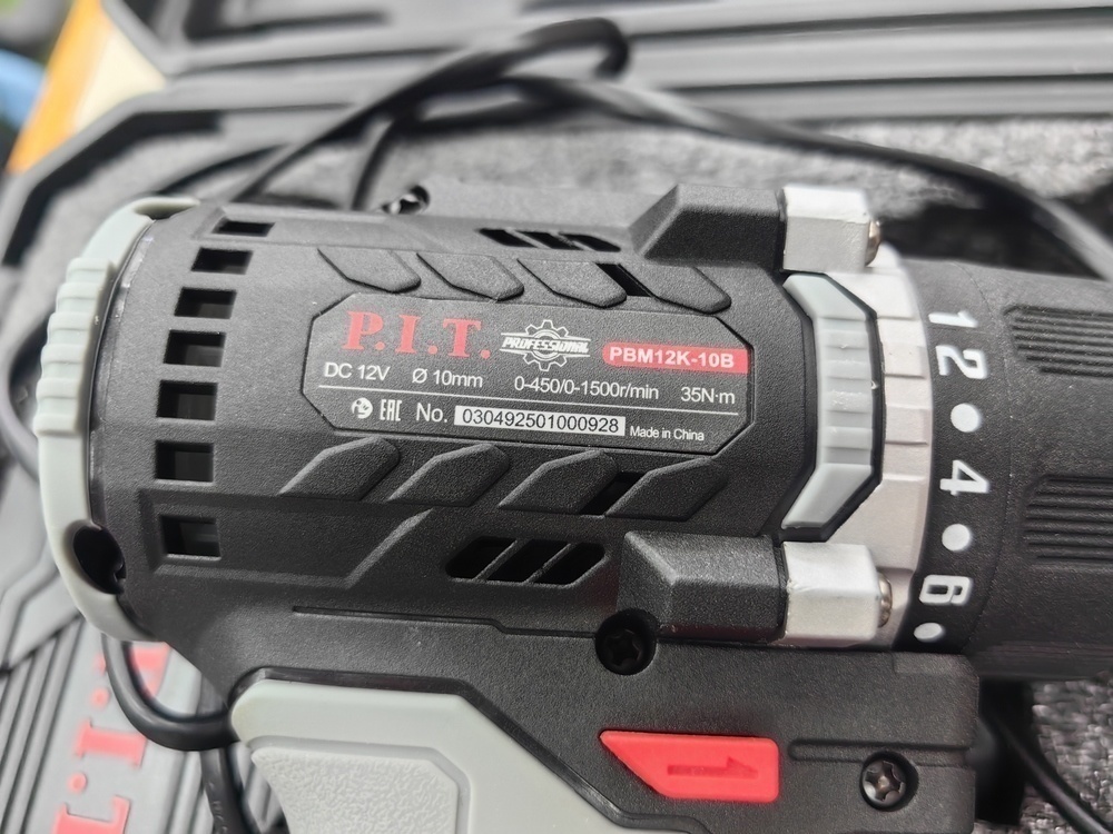 ДРЕЛЬ-ШУРУПОВЕРТ P.I.T. PBM12K-10B