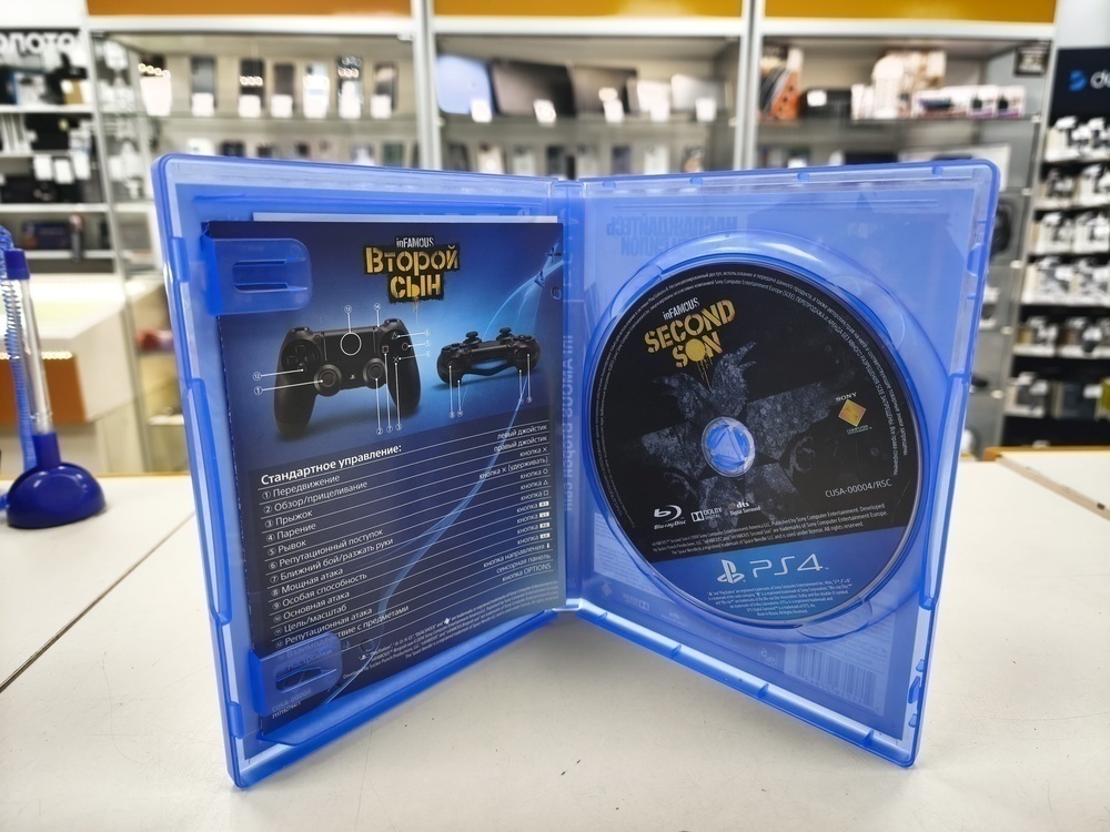 Игра  Playstation 4 inFAMOUS Второй Сын