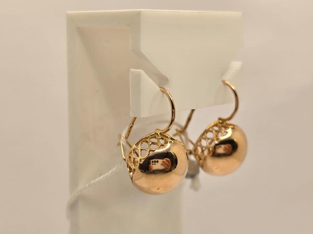 СШР585 СЕРЬГИ ШАРЫ (Au 585)