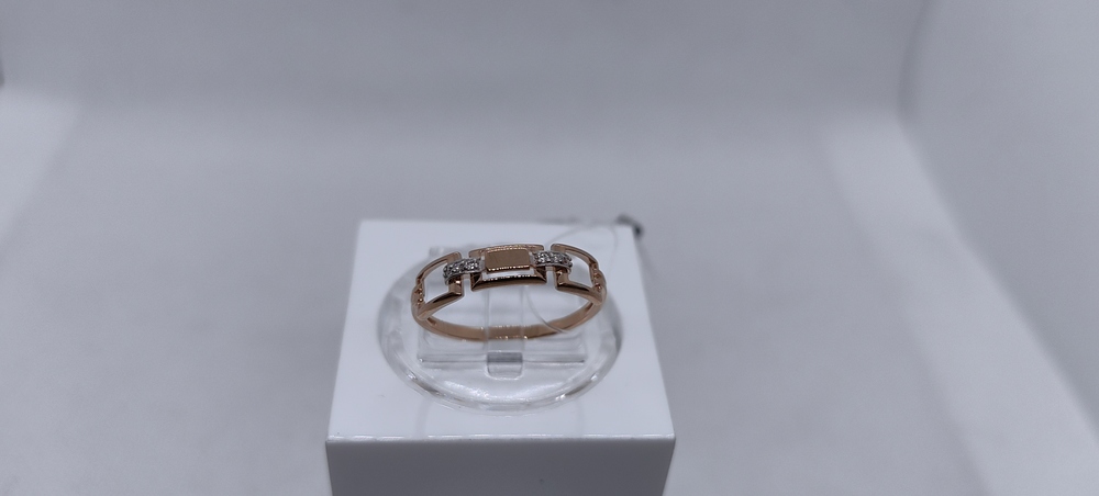 004001-1102 КОЛЬЦО С КАМНЯМИ (Au 585)