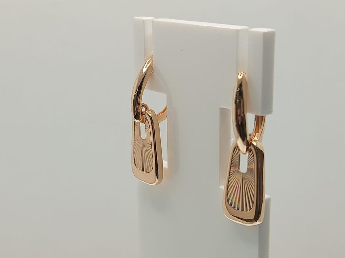 СЕРЬГИ БЕЗ КАМНЯ (Au 585)