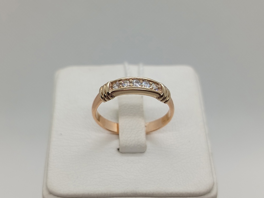 КОЛКМИ585 КОЛЬЦО С КАМНЯМИ (Au 585)