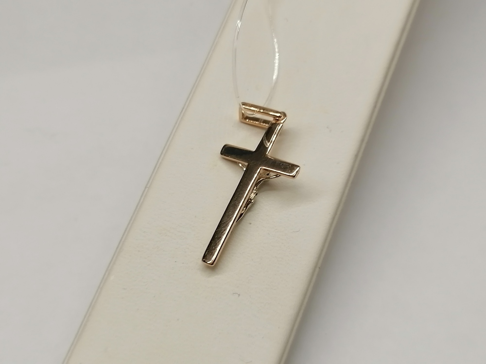 00-63-0131-00 ПОДВЕСКА КРЕСТ без камня (Au 585)