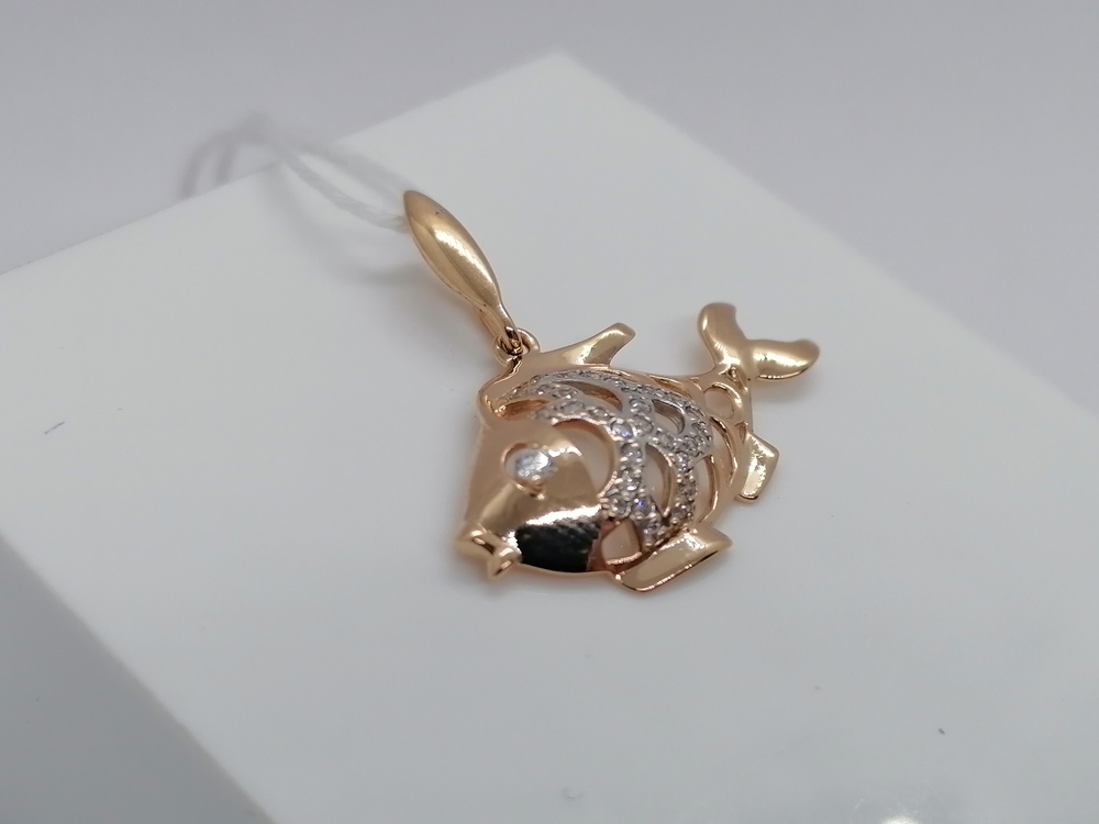 ПОДВЕСКА С КАМНЯМИ (Au 585)