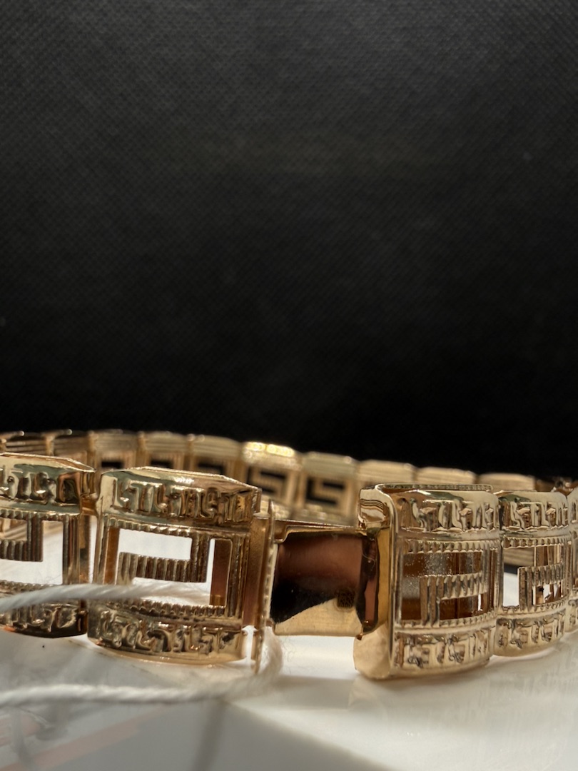 БРАСЛЕТ ПУСТОТЕЛЫЙ Фантазия Au 585