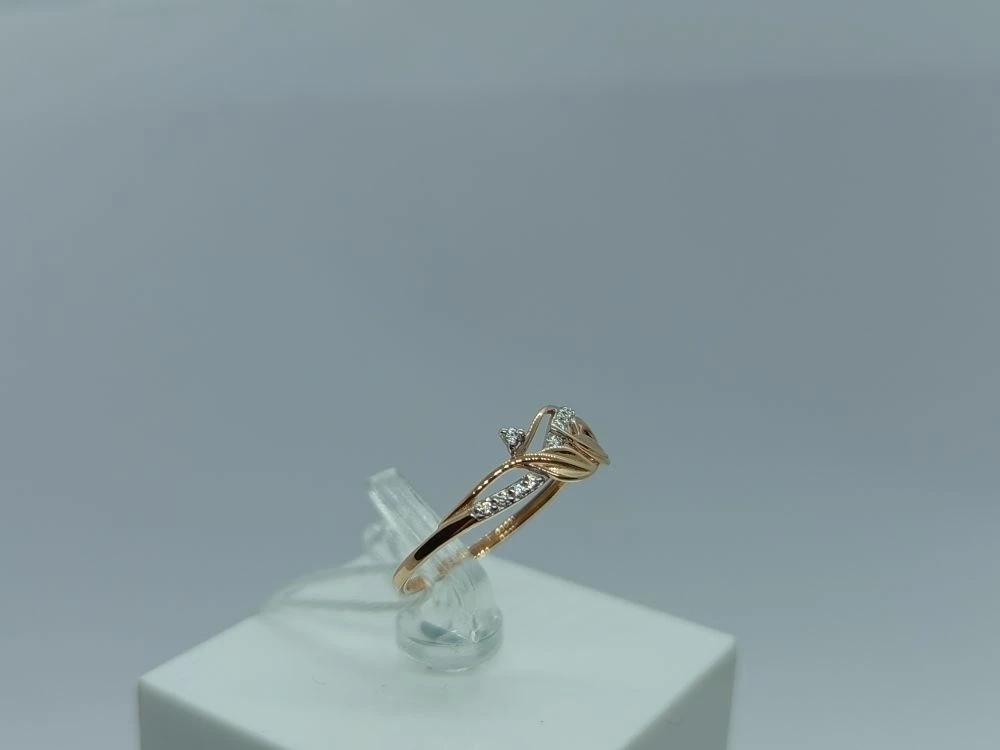 КОЛКМИ585 КОЛЬЦО С КАМНЯМИ (Au 585)