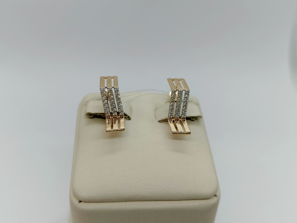 СЕРЬГИ С КАМНЯМИ (Au 585)