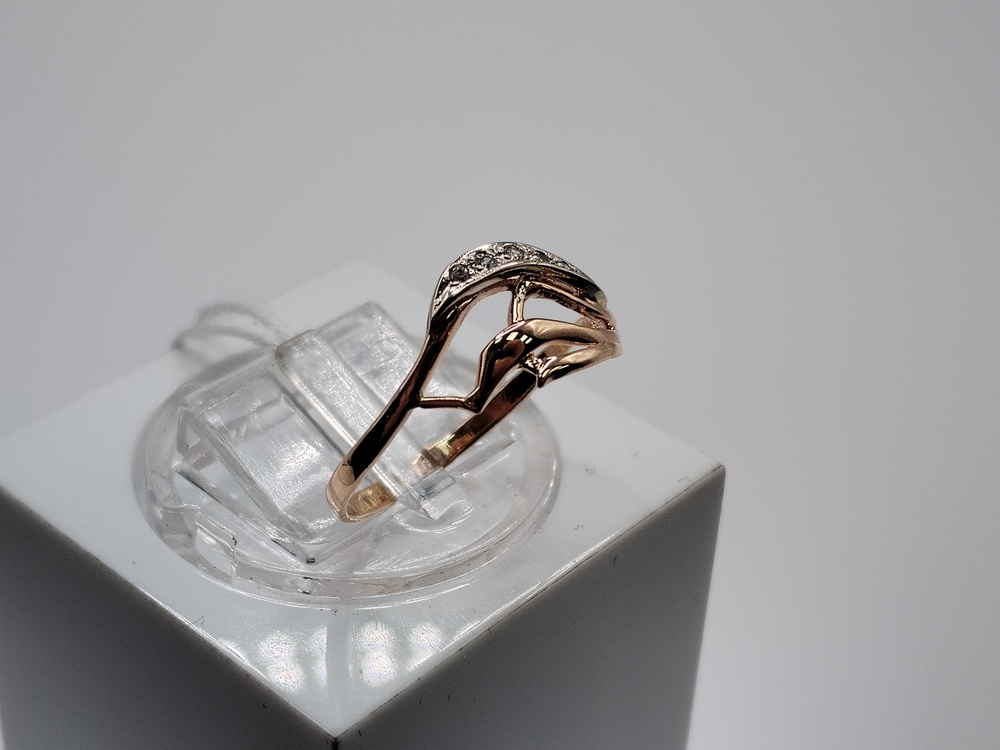 КОЛКМИ585 КОЛЬЦО С КАМНЯМИ (Au 585)