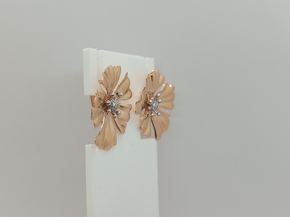 СЕРЬГИ С КАМНЯМИ (Au 585)