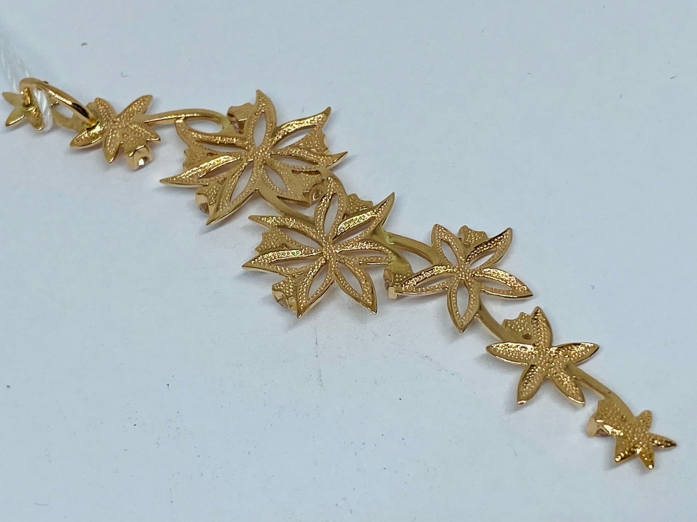 ПОДКМИ585 ПОДВЕСКА С КАМНЯМИ (Au 585)