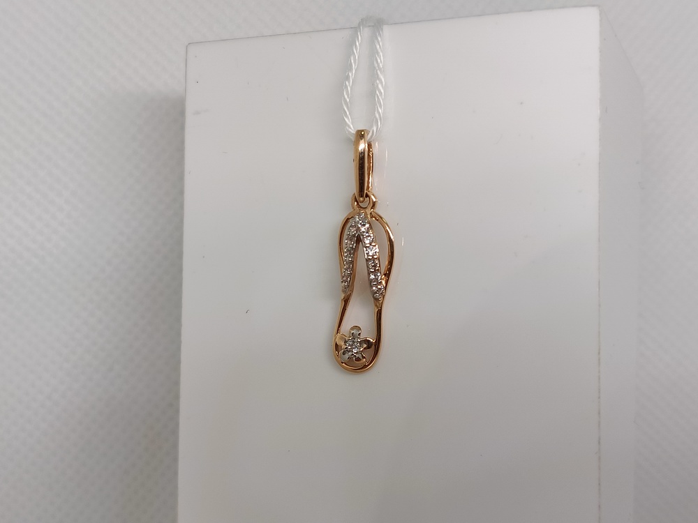 ПОДВЕСКА С КАМНЯМИ (Au 585)