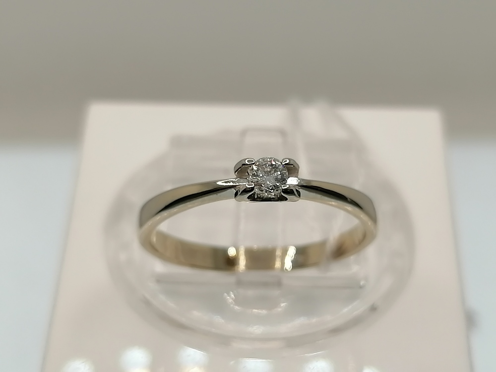 КОЛЬЦО БРИЛЛИАНТ Au 585