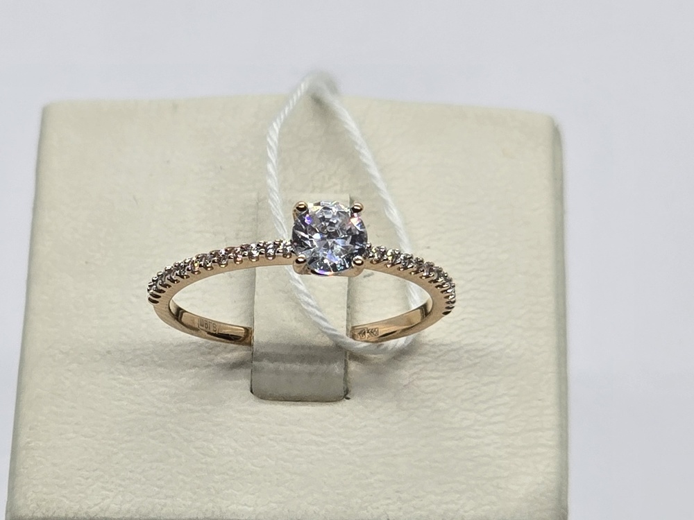 КОЛКМИ585 КОЛЬЦО С КАМНЯМИ (Au 585)