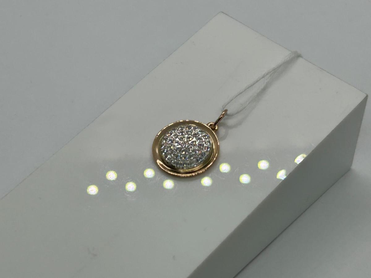 ПОДКМИ585 ПОДВЕСКА С КАМНЯМИ (Au 585)