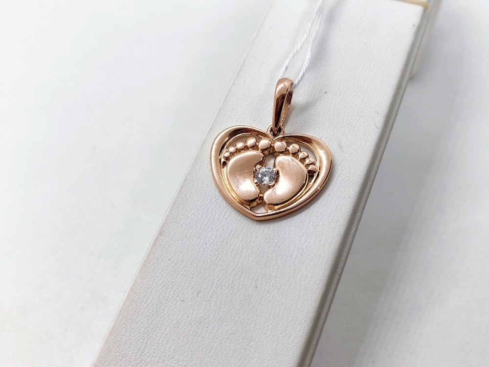 ПОДКМ585 ПОДВЕСКА С КАМНЕМ (Au 585)