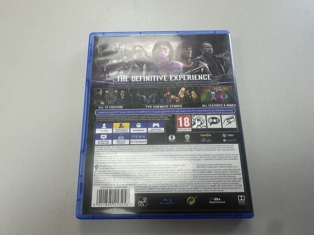 Игра Playstation 4 Mortal Kombat 11 Ultimate