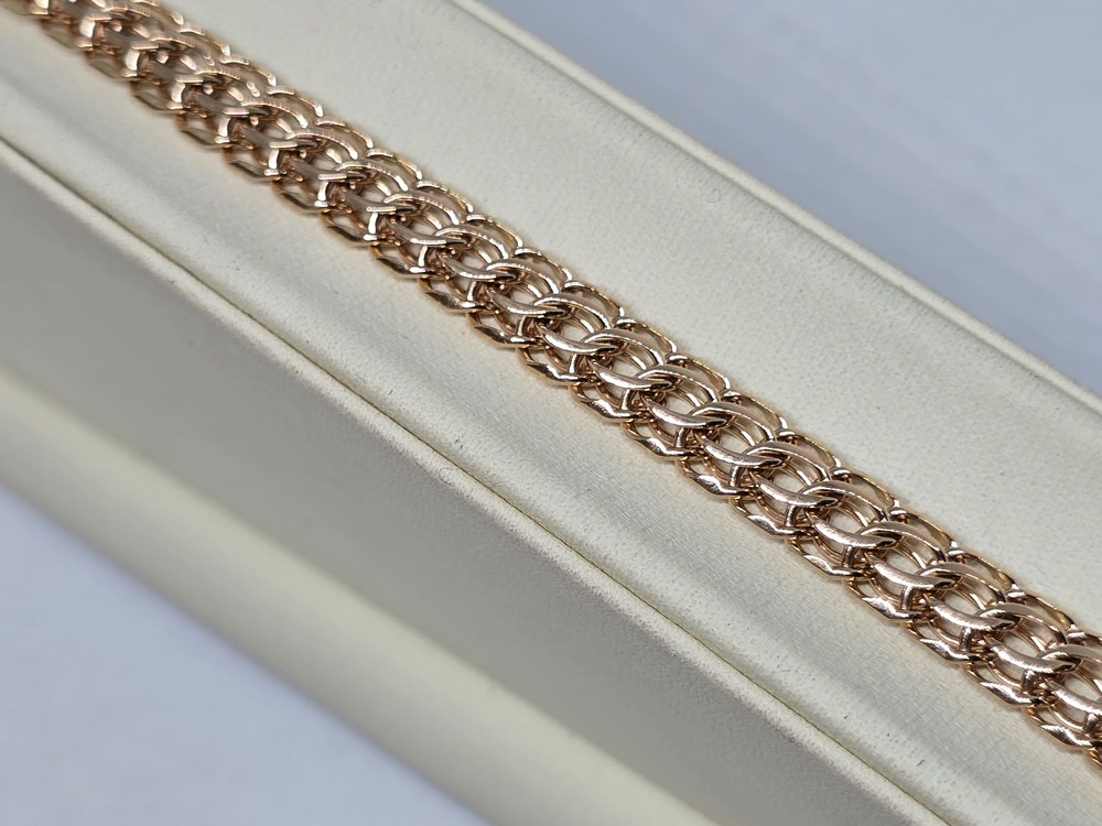 БРАСЛЕТ ПОЛНОВЕСНЫЙ Итальянка Au 585