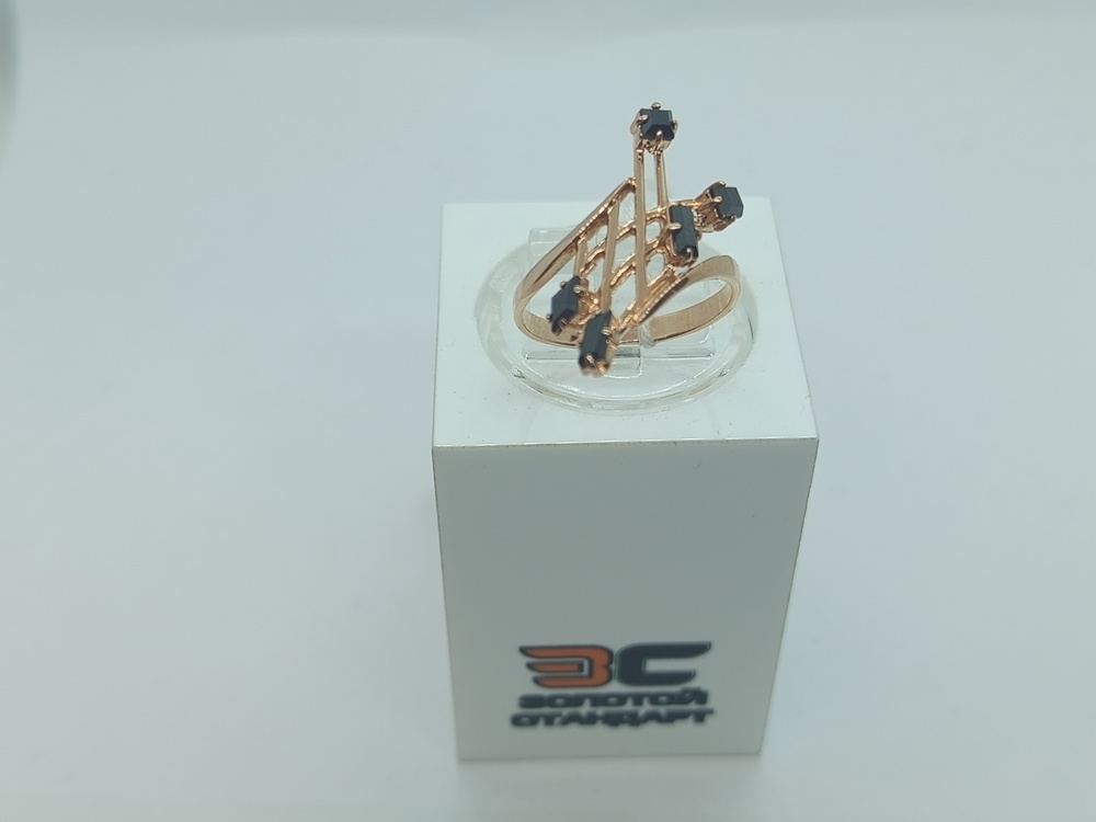 КОЛКМИ585 КОЛЬЦО С КАМНЯМИ (Au 585)