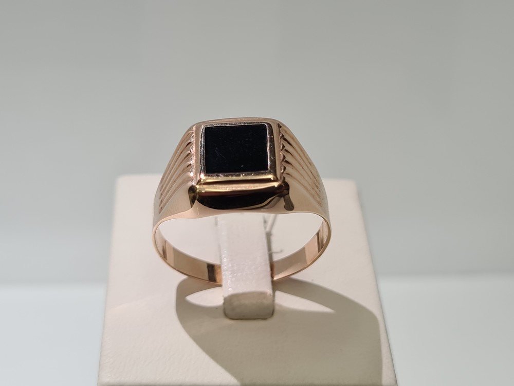 КОЛЬЦО ПЕЧАТКА Эмаль (Au 585)