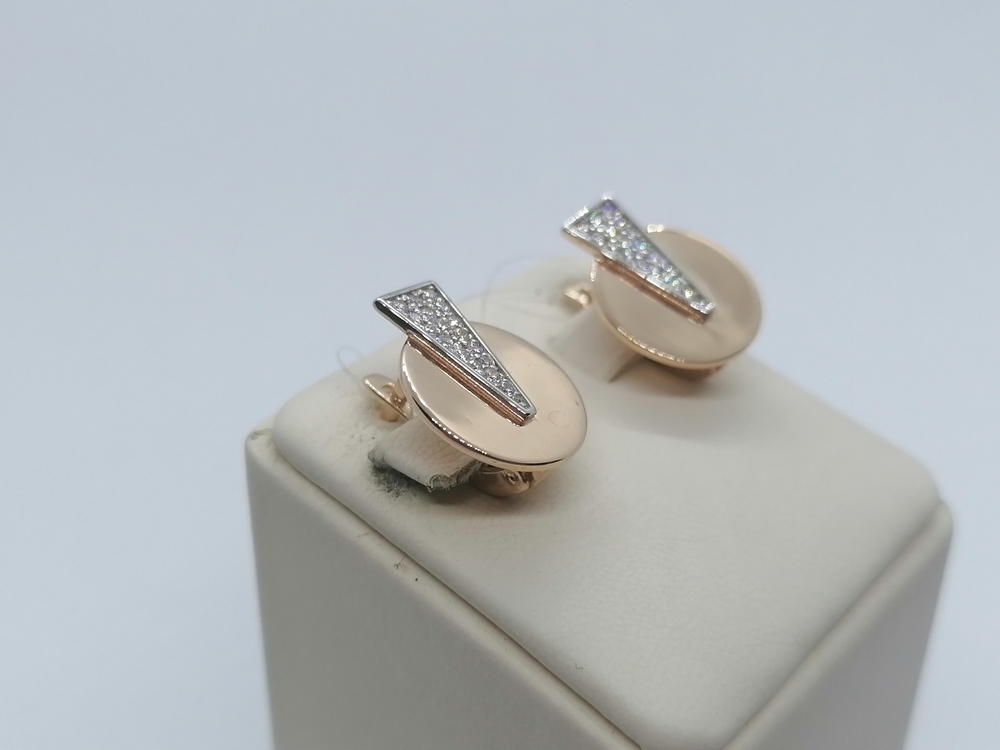 01-218257 СЕРЬГИ С КАМНЯМИ (Au 585)