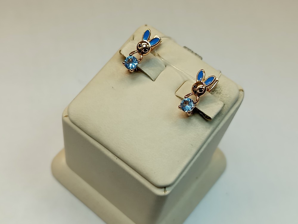 СЕРЬГИ С КАМНЯМИ (Au 585)