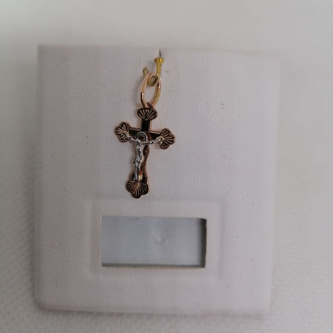 810-00004-10-00-00-02 ПОДВЕСКА КРЕСТ (Au 585)