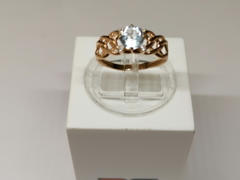 КОЛКМИ585 КОЛЬЦО С КАМНЯМИ (Au 585)