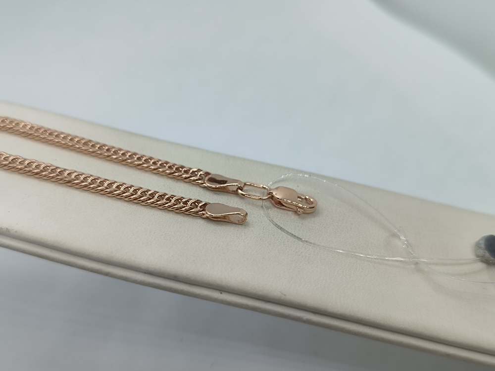 БРАСЛЕТ ПУСТОТЕЛЫЙ Панцирное (Au 585)