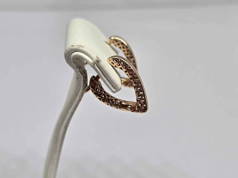 СБКМ585 СЕРЬГИ БЕЗ КАМНЯ (Au 585)