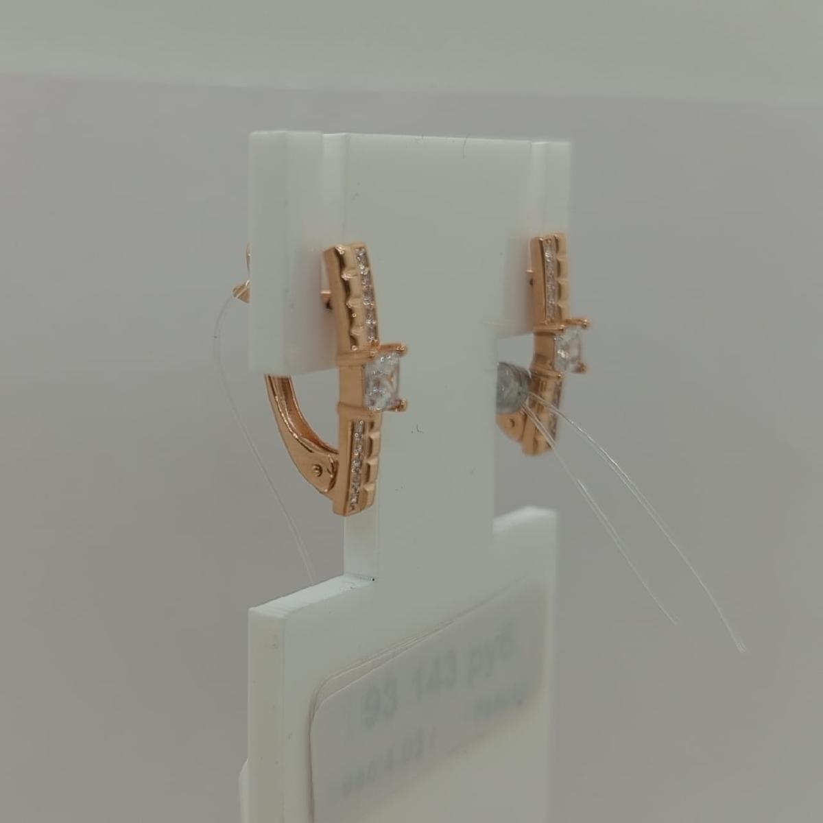 СЕРЬГИ БЕЗ КАМНЯ (Au 585)