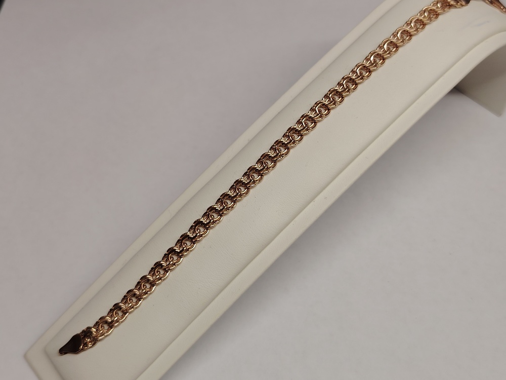 670009024 БРАСЛЕТ ПУСТОТЕЛЫЙ Бисмарк (Au 585)