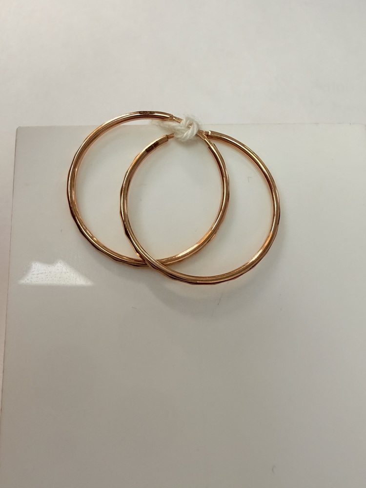 СКОН375 СЕРЬГИ КОНГО (Au 375)