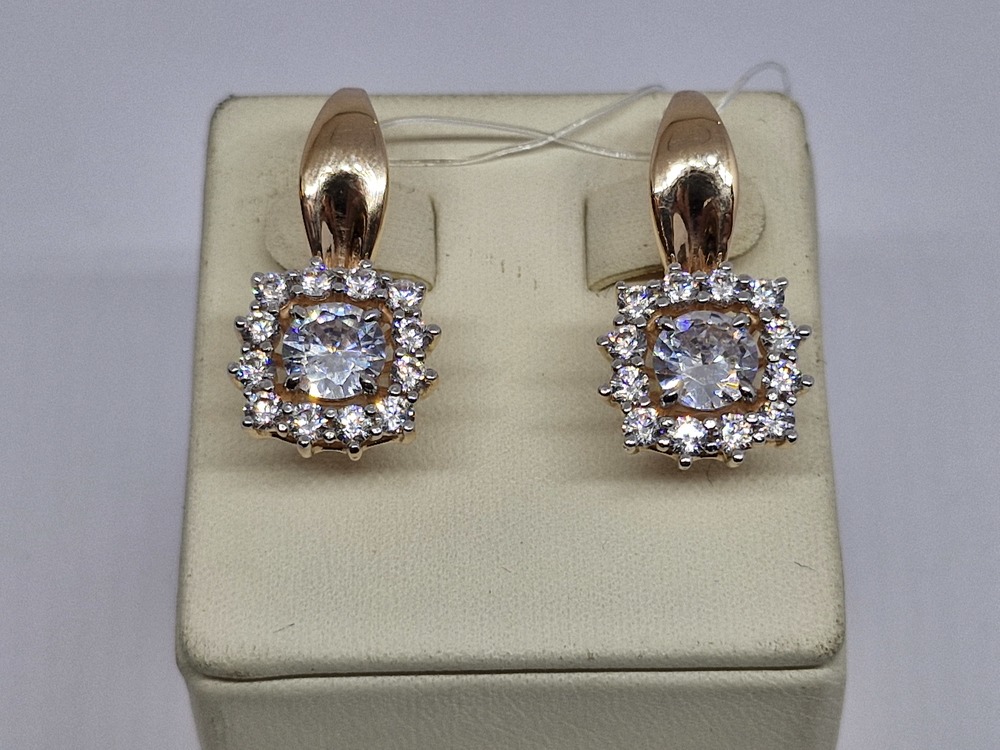 СЕРЬГИ ПЕТЕЛЬКА без камня (Au 585)