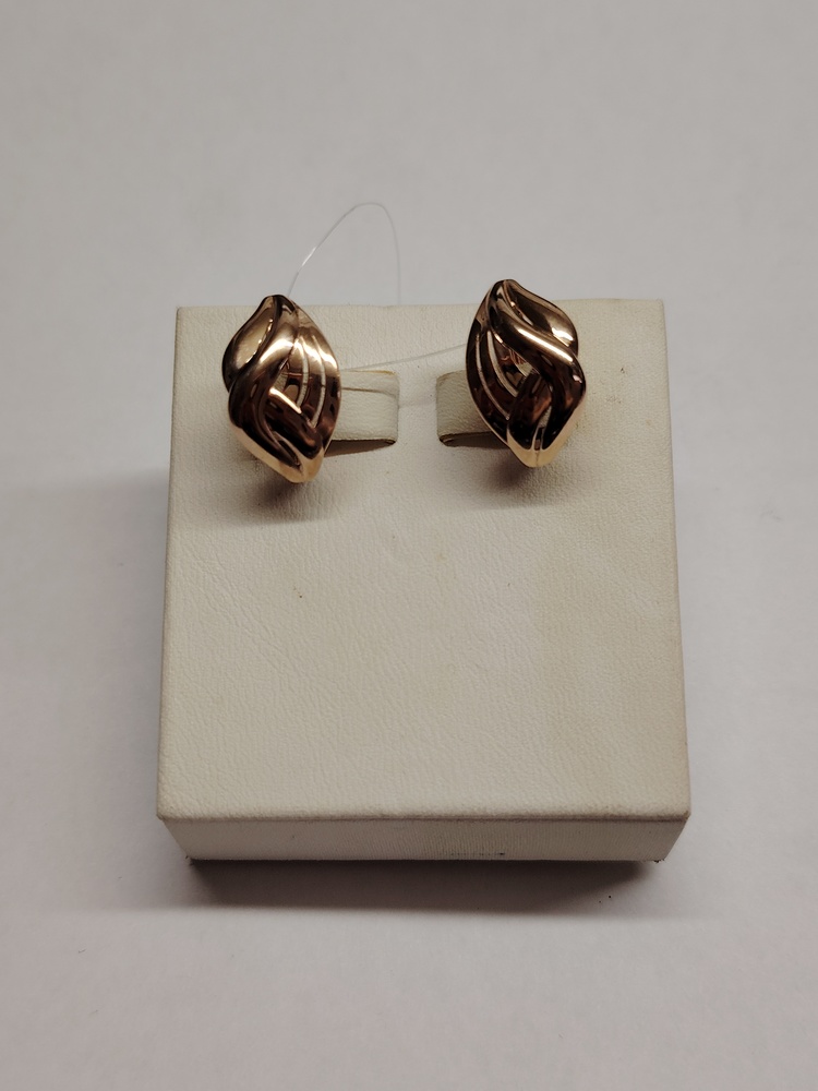 СЕРЬГИ БЕЗ КАМНЯ (Au 585)