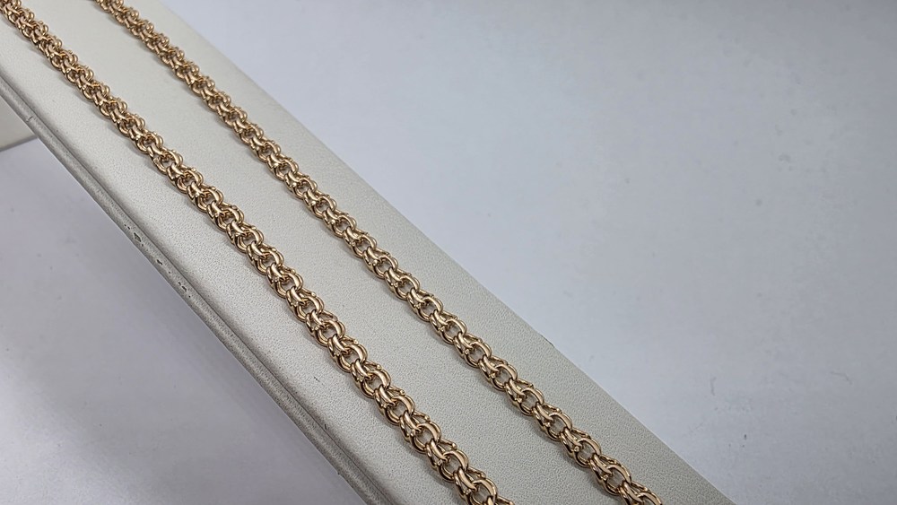 ЦЕПЬ ПОЛНОВЕСНАЯ Бисмарк (Au 585)