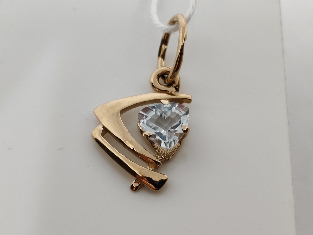 ПОДКМ585 ПОДВЕСКА С КАМНЕМ (Au 585)