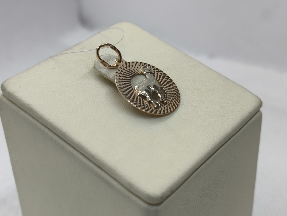 ПОДВЕСКА ЗНАК ЗОДИАКА ОВЕН (Au 585)