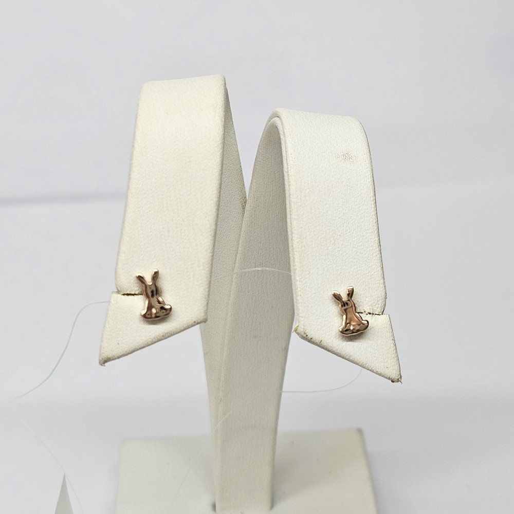 СЕРЬГИ ПУСЕТЫ без камня (Au 585)